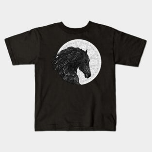 Black Horse Kids T-Shirt